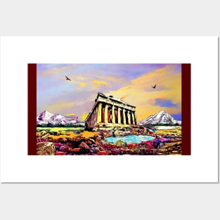 Acropolis of Athens Posters and Art